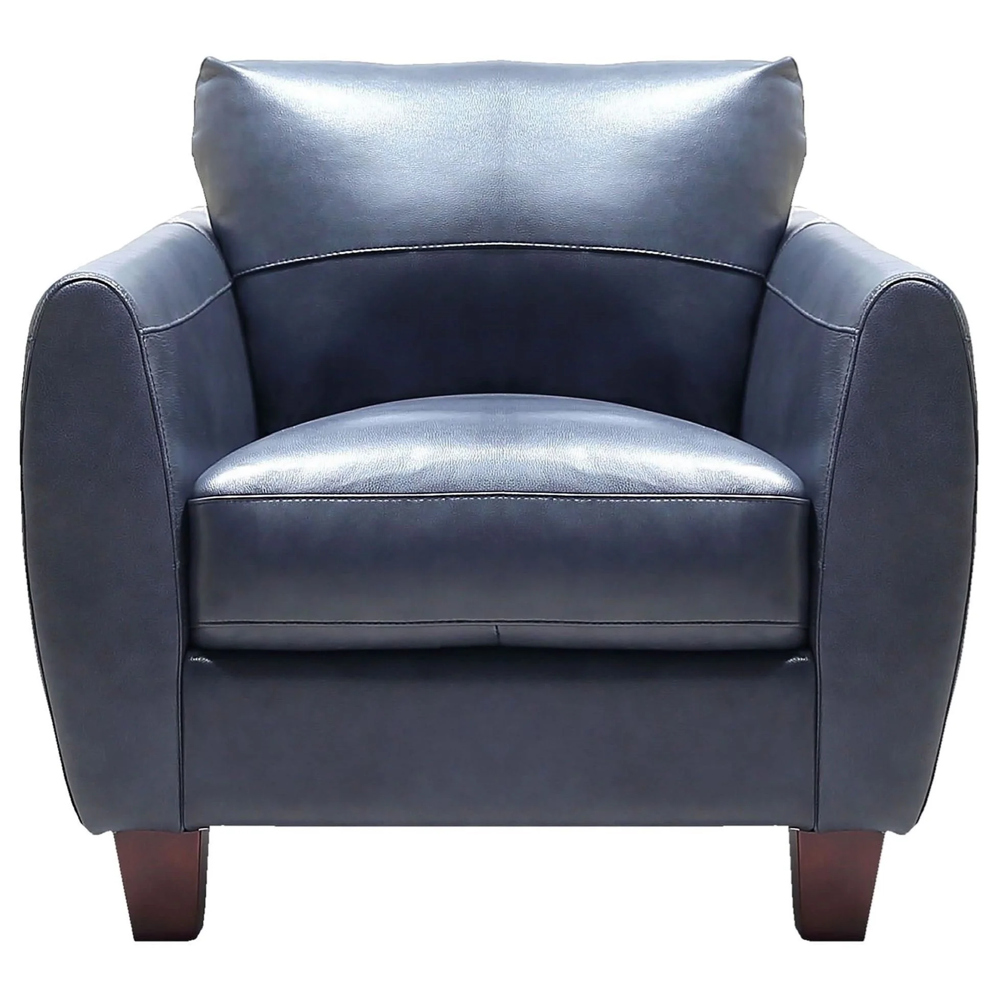 Leather Italia USA Traverse 1410648 Contemporary Leather Chair Johnny